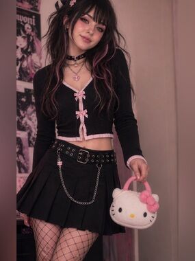 Hello Kitty purse Sanrio White Pink
